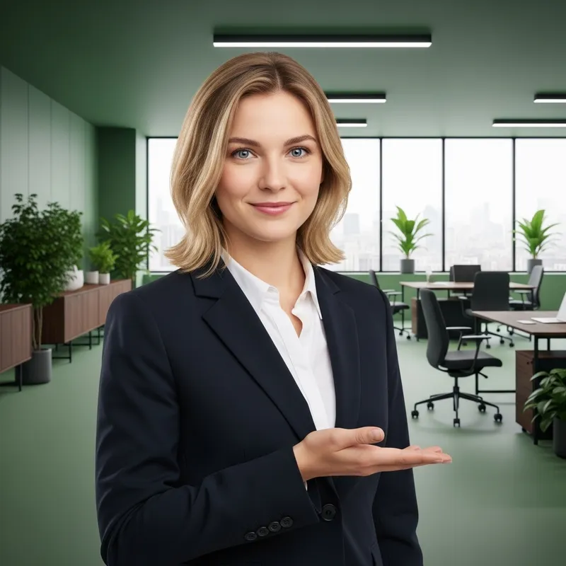 Professional European Woman Welcoming You