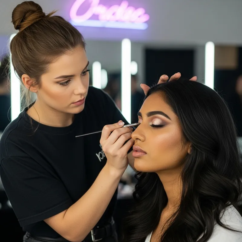 Professional Makeup Artist Crafting Beauty Professional Makeup Artist Crafting Beauty