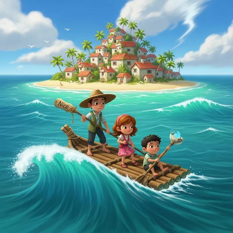 The Tale of Three Siblings and the Island of Dreams Adventure