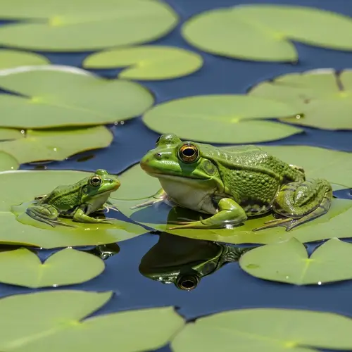Frog Family: Proverbial Illustration of Inherited Traits