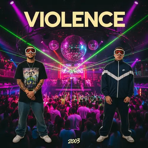 Violence Album Cover: 2000s Disco & Rave Culture