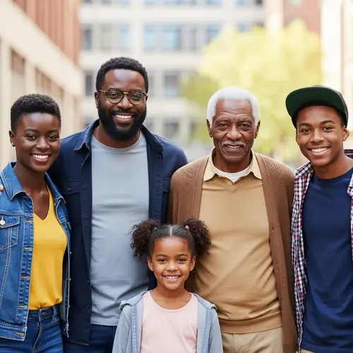 Beautiful Black People in Diverse Skin Tones