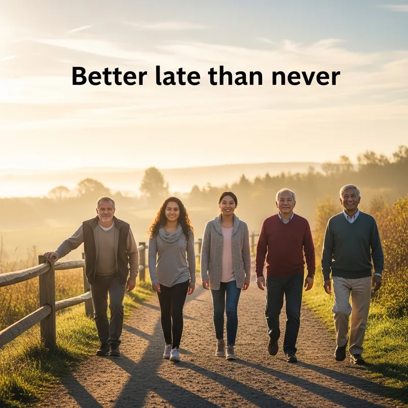 Better Late Than Never: Inspiring Morning Walk Journey