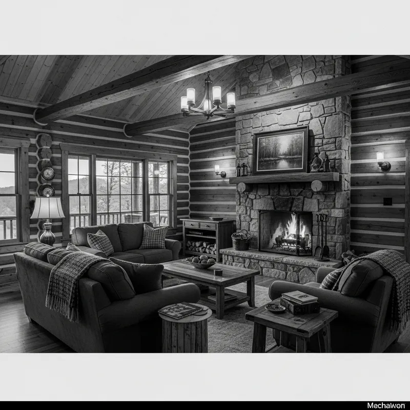 Tranquil Log Cabin Interior | Nature-Inspired Home Decor
