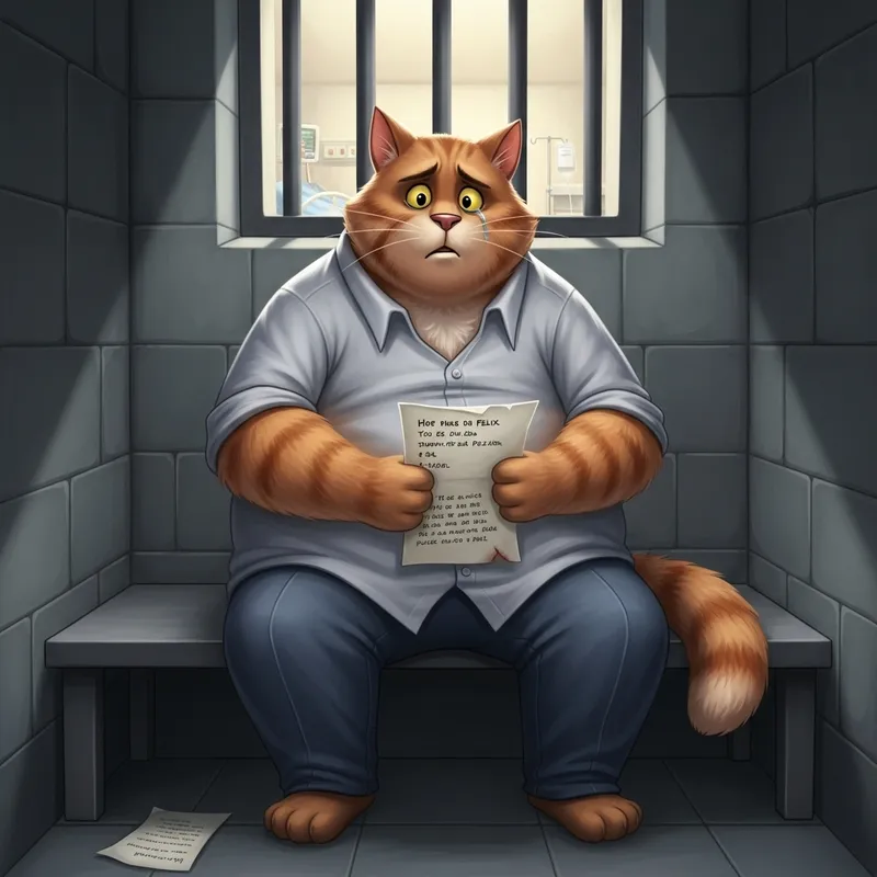 Whiskers the Cat: A Tale of Love and Worry