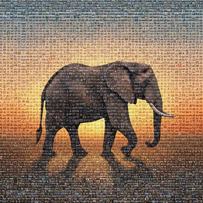 Create Stunning Photo Mosaic from Tiny Pictures