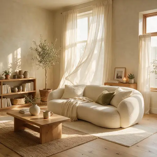 Premium Japandi Living Room Showcase