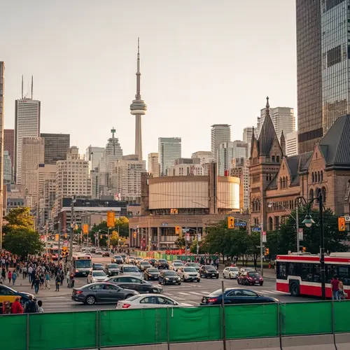 Explore Vibrant Toronto Skyline and Urban Charm - CN Tower, ROM