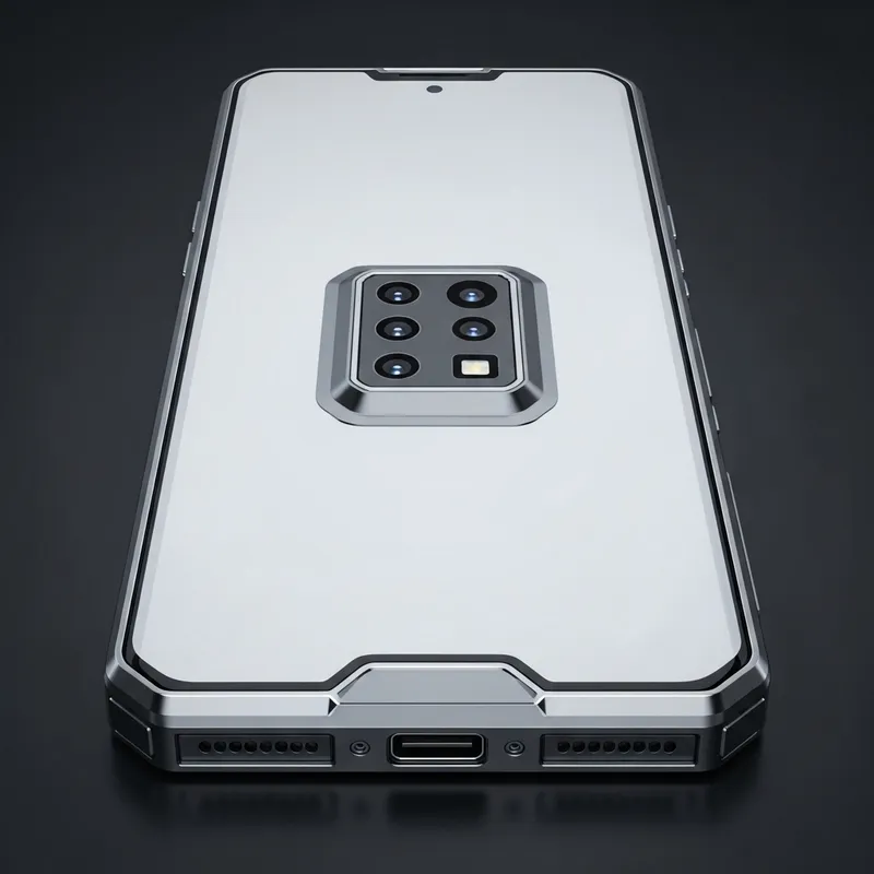 Futuristic iPhone 16 Pro Max with High-Resolution Display and Quad Camera Setup