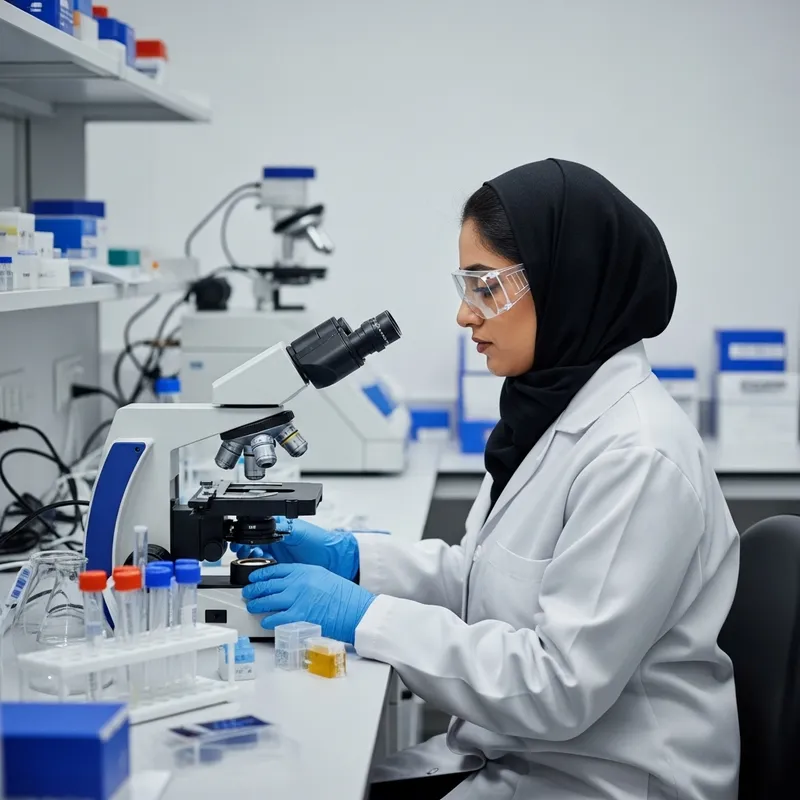 Saudi Female Medical Laboratory Specialist Saudi Female Medical Laboratory Specialist