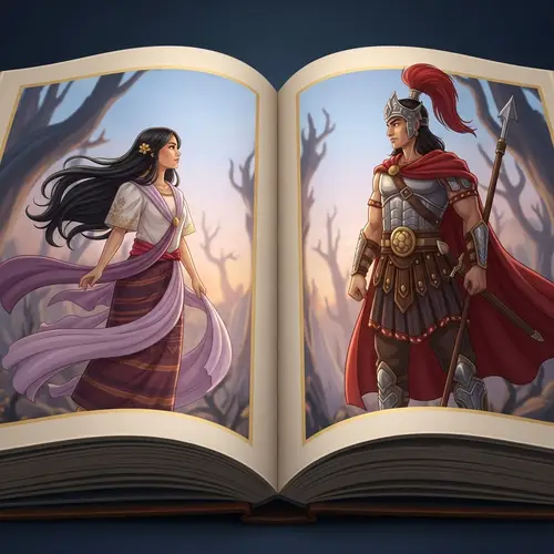 Filipino Folklore: Daragang Magayon and Panganoron Enchantment