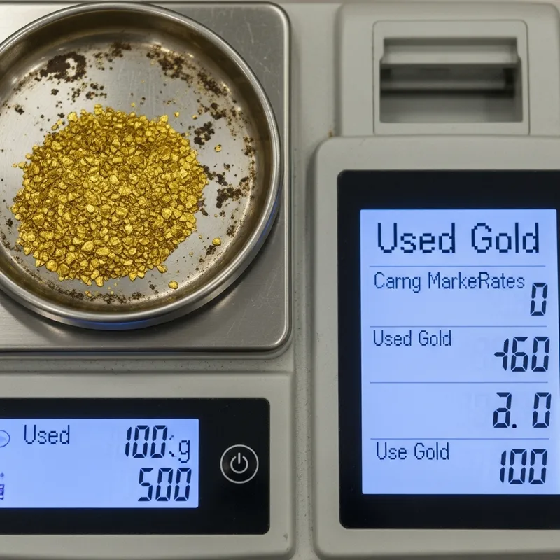 Calculate Used Gold Value: 100g & View Results