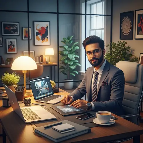 Smart & Stylish Workspace of Saikat