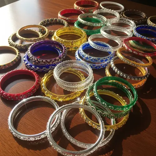 Colorful Glass Bangles Collection | Shimmering Handcrafted Jewelry