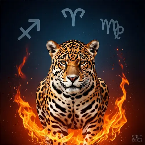Majestic Jaguar - Sagittarius Fire Element Symbolism