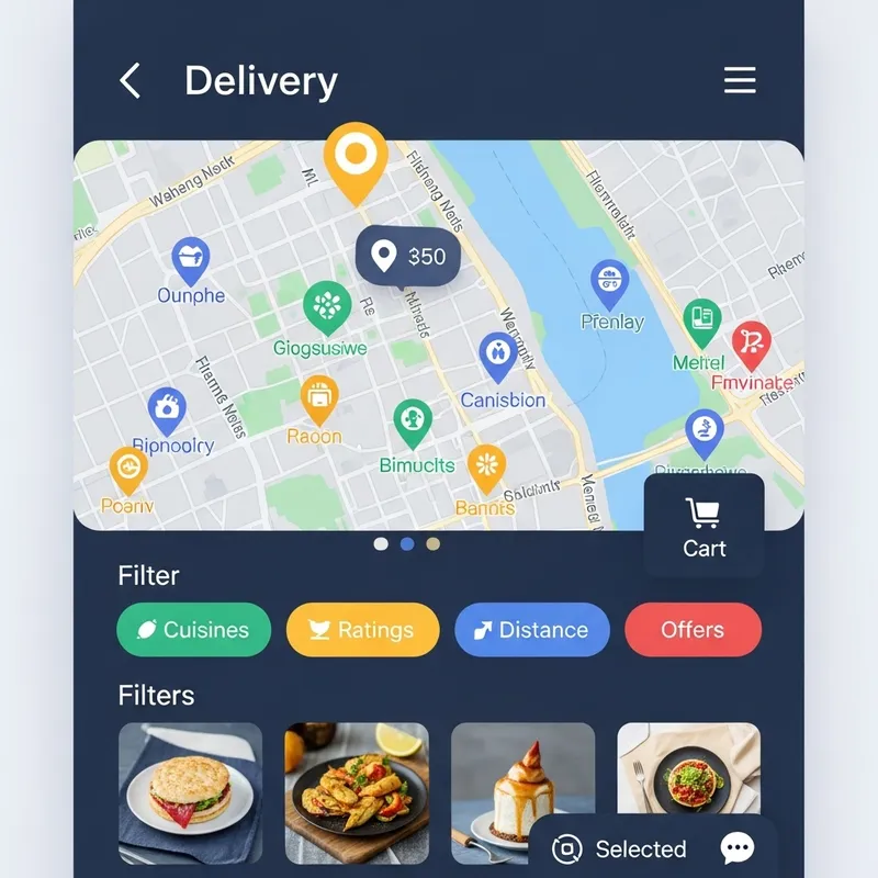 New Innovative Food Delivery Platform - User-Friendly Interface