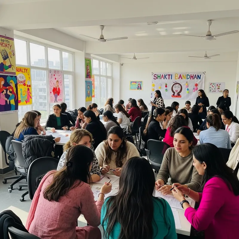 Empowering Women at Shakti Bandhan Program in Duda Office Kasganj