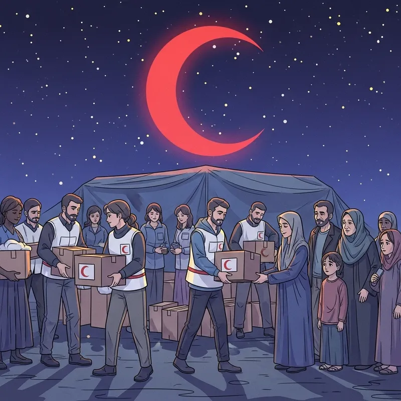 Qatari Red Crescent Provides Aid to Needy Individuals