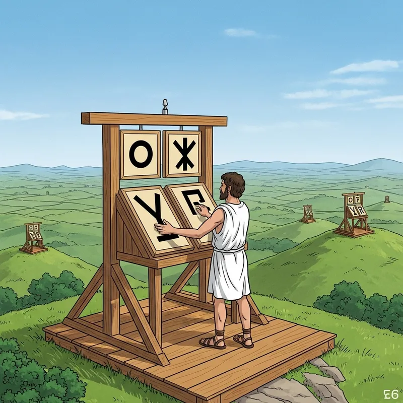 Polybius Optical Telegraph System - Ancient Greek Communication Polybius Optical Telegraph System - Ancient Greek Communication