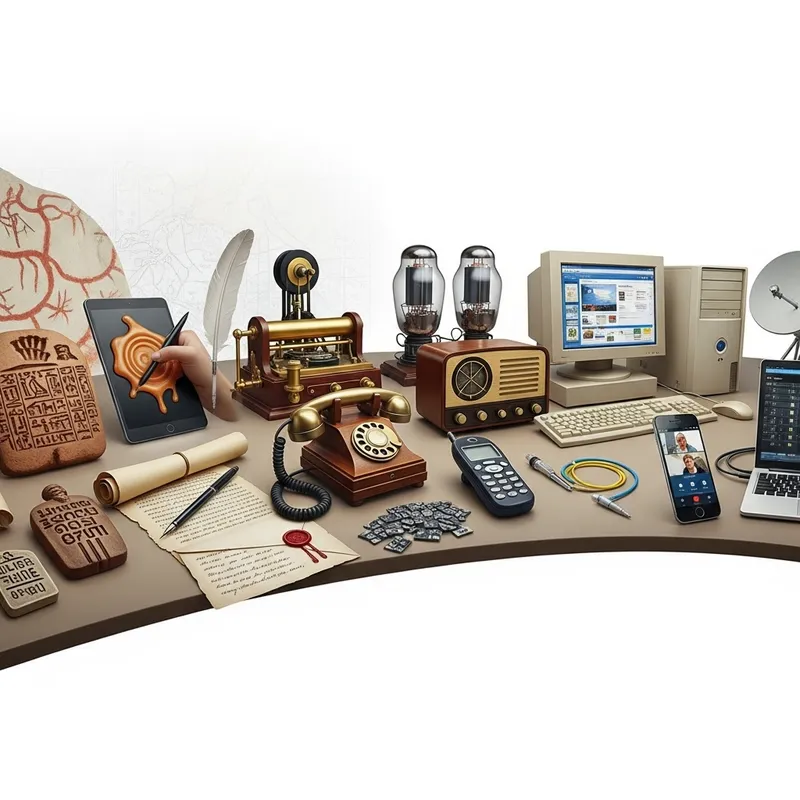 Evolution of Human Communication Tools Throughout History Evolution of Human Communication Tools Throughout History