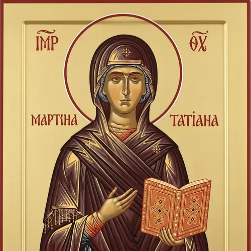 Holy Martyr Tatiana Icon - Byzantine Art Style