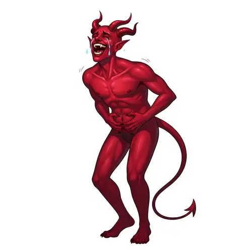 Laughing Devil: Pure Uncontrollable Laughter