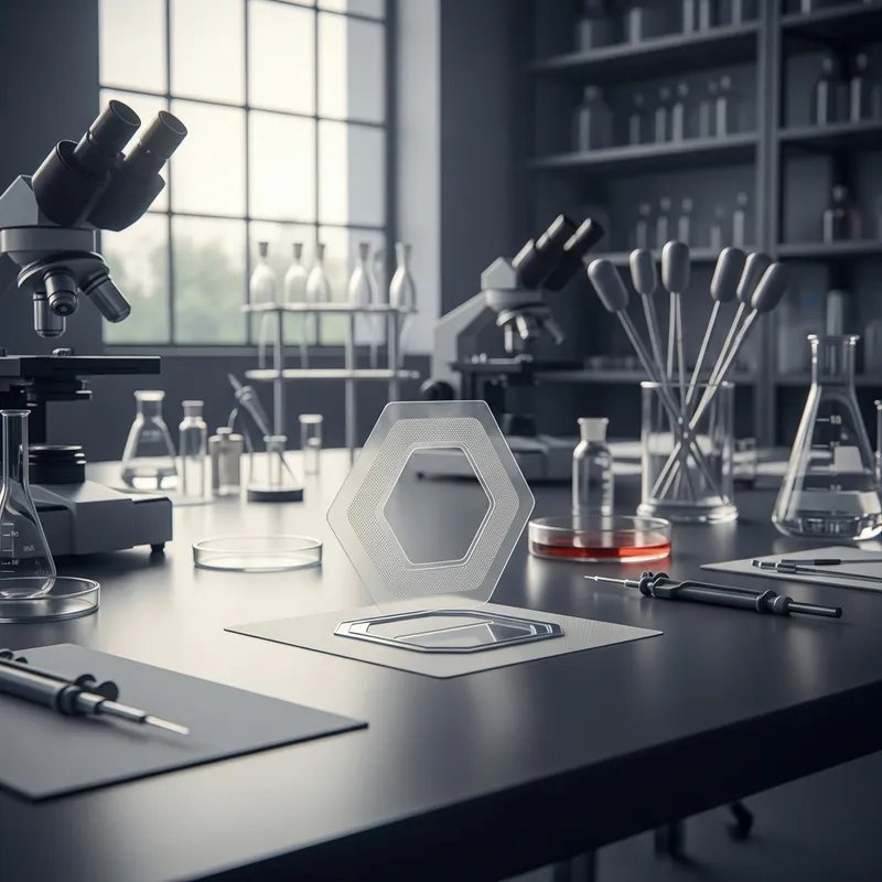 Innovative Bioactive Translucent Patch | BioMedical Lab Scene