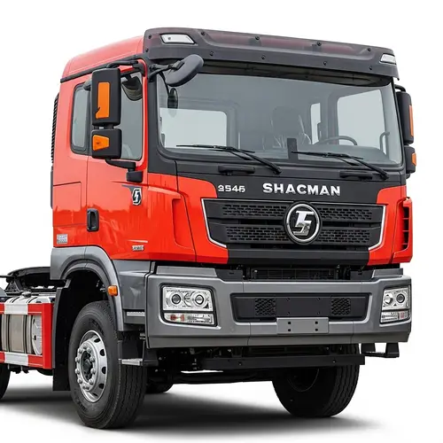 Shacman Truck Front View | Robust Industrial Design