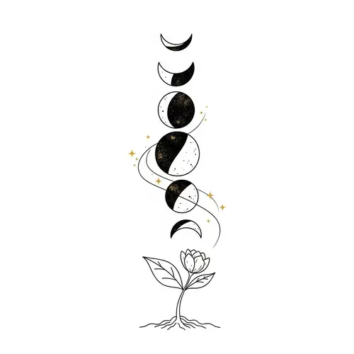 Moon Phases & Growth: Cosmic Cycles and Inner Blossoming