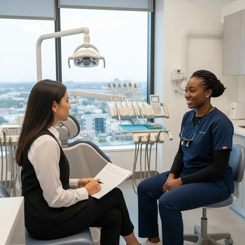 Female Dentist Interviews Female Patient Female Dentist Interviews Female Patient