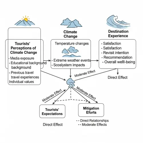 Tourists' Perceptions and Climate Change Interactions