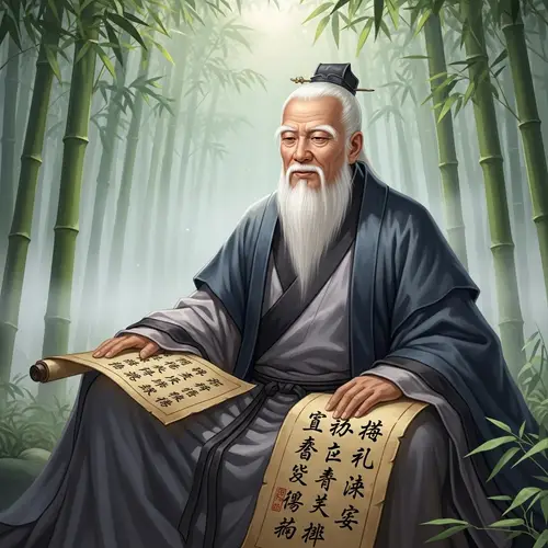 Laozi - Key Figure in Daoism | Traditional Chinese Wisdom Symbol