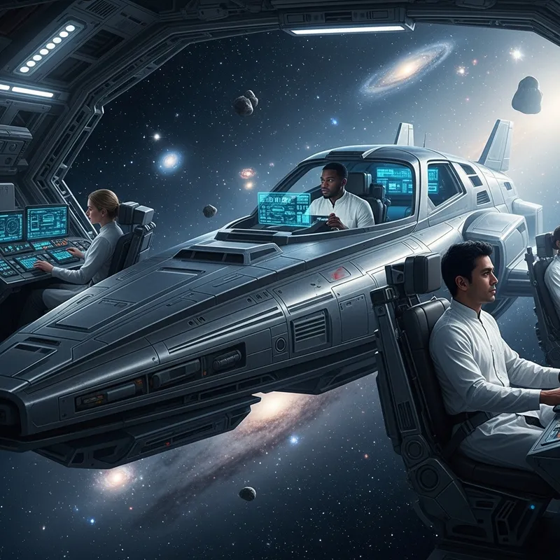 Galactic Exploration in a Futuristic Civilization