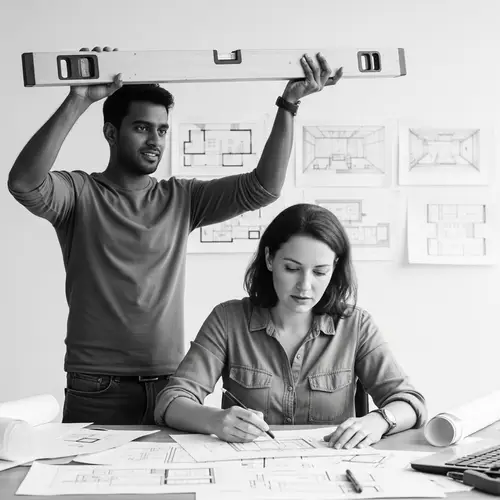 Client and Designer Collaborate on Design Project