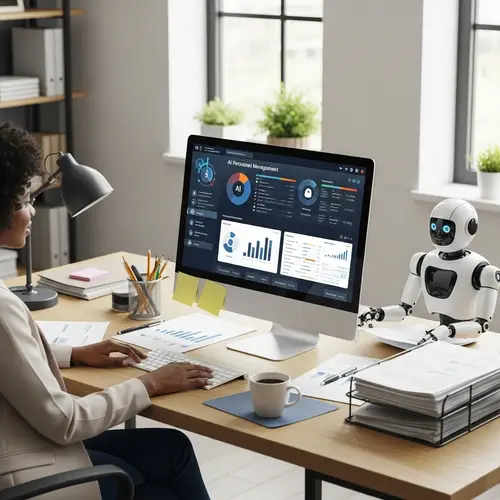 Future of Work: AI-Powered HR Management in a Modern Office Environment