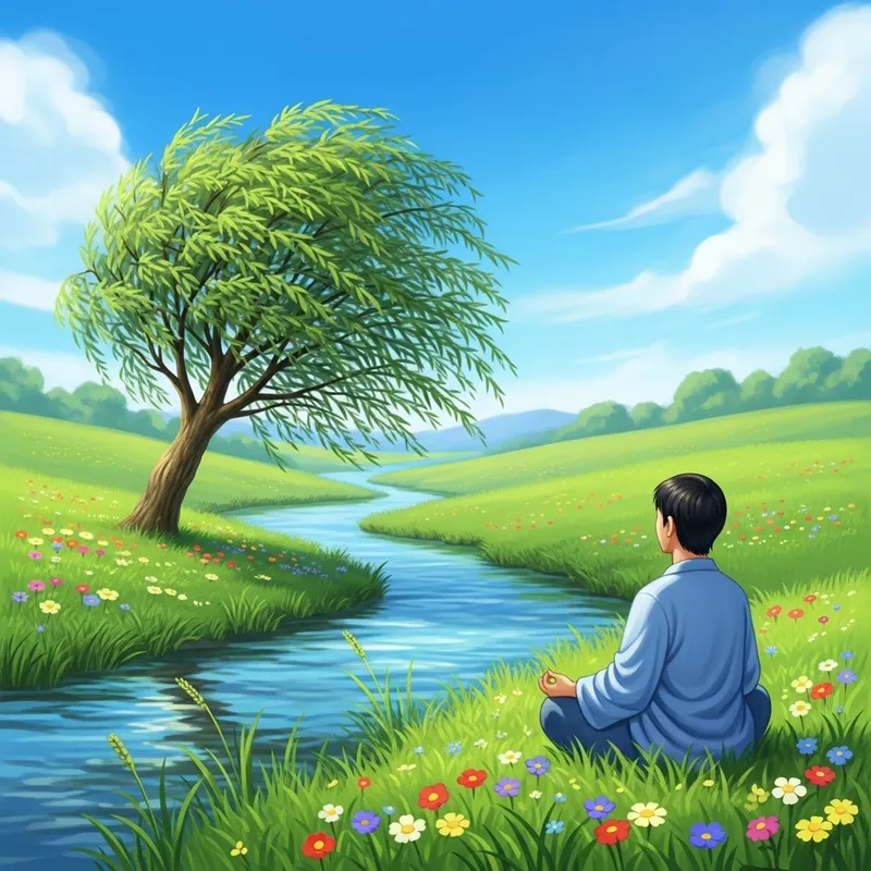 Serene Meadow: A Symbol of Peace and Tranquility