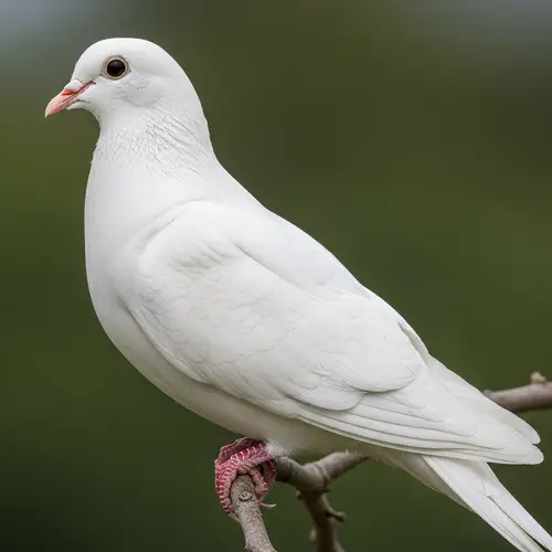 Stunning White Dove Close-Up Photo | Elegant Plumage