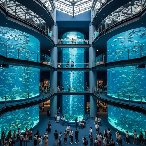 Inbursa Aquarium: Modern Architecture & Marine Life Displays
