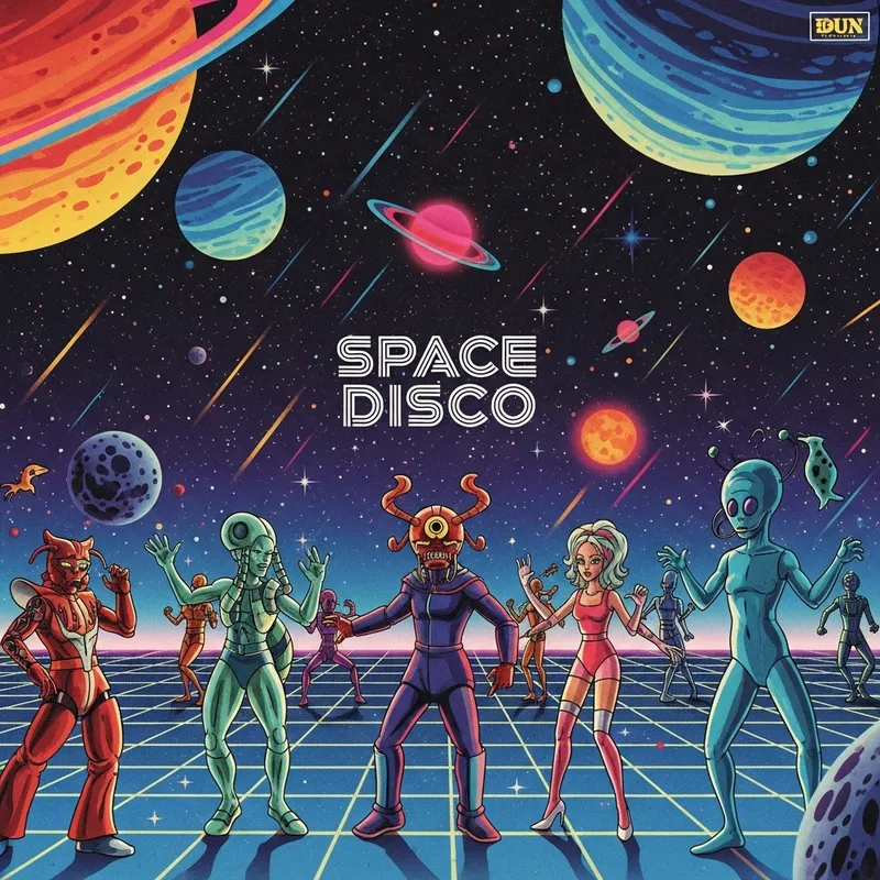 Out-of-This-World Cosmic Disco Party: Futuristic Space Dance Extravaganza