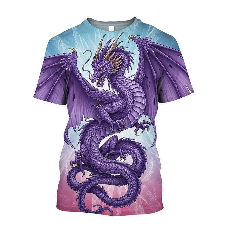 Violet Dragon Sublimation T-Shirt Design