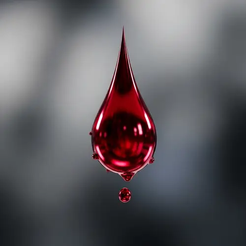 Captivating Drop of Blood - Stunning Visual Impact