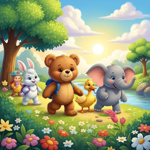 Magical Adventure of Teddy and Friends - Kids YouTube Story
