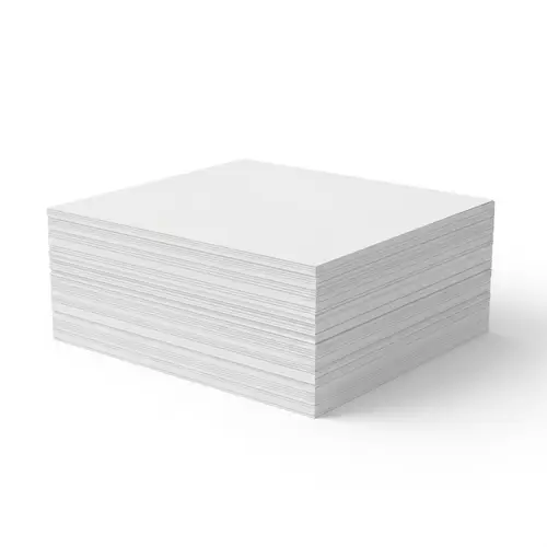 Neatly Stacked White Printing Paper | Minimalist Pile