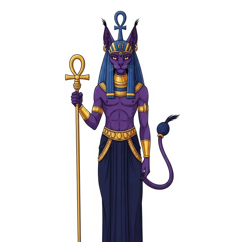 Majestic Deity: Feline-Humanoid Being - Dragon Ball Z Character