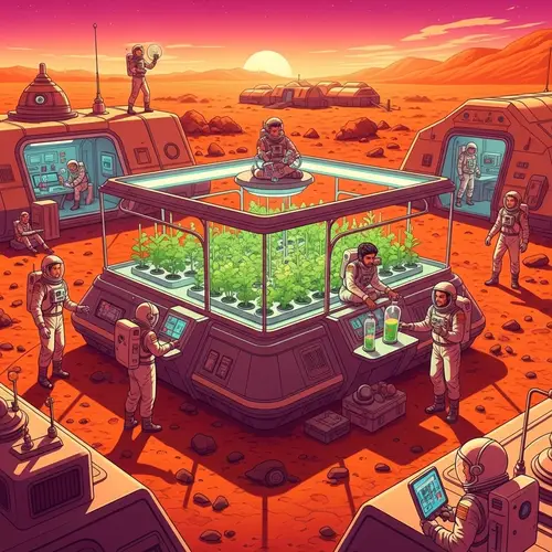 Explore a Futuristic Mars Space Camp Adventure