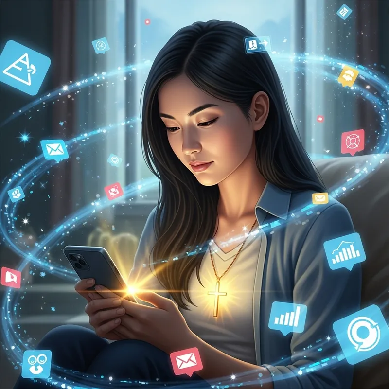 Finding Faith Amid Digital Chaos: Mia's Journey