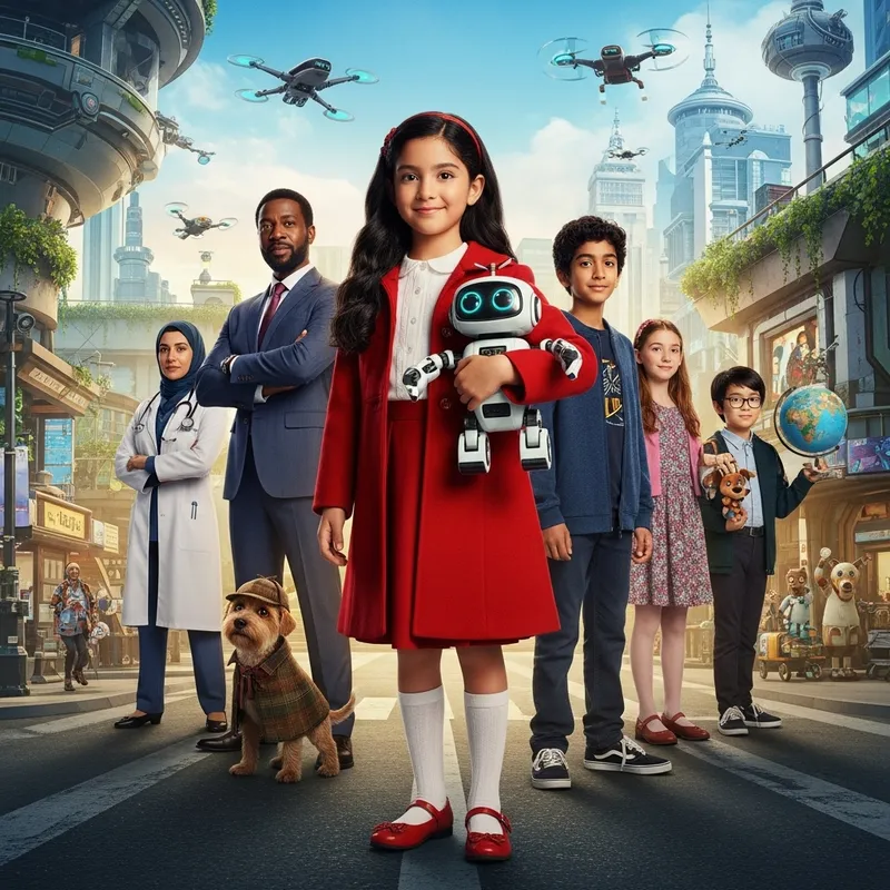 Movie Poster Design: A Futuristic Adventure