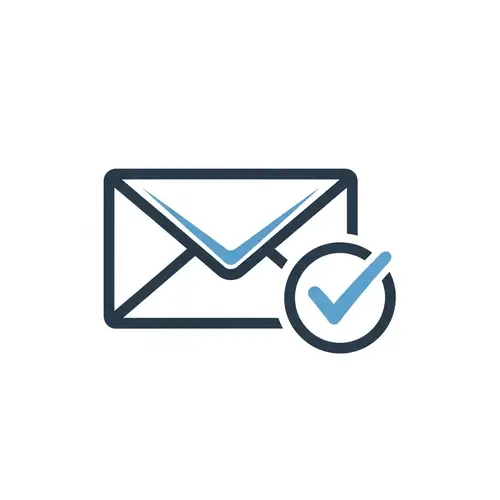 Register & Bind Email Icon | Simplified Process Symbol