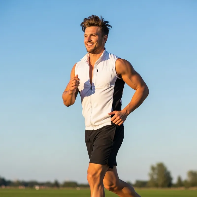 Hot man jogging in park at sunrise | Fitness lifestyle Hot man jogging in park at sunrise | Fitness lifestyle