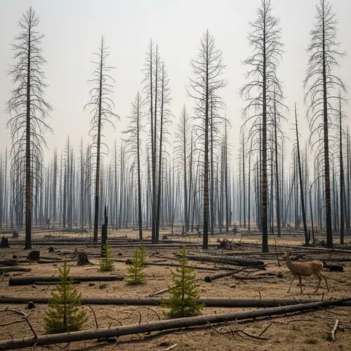 Yellowstone Forest Fire Aftermath | Nature's Resilience Displayed